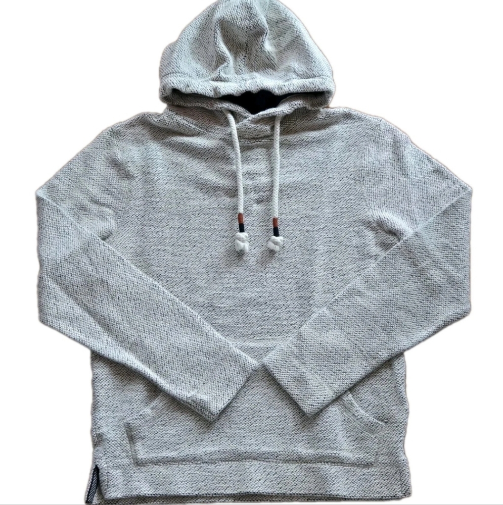 Fat Face Woolacombe Hoodie Pullover Mens Size XS Oatmeal White EUC